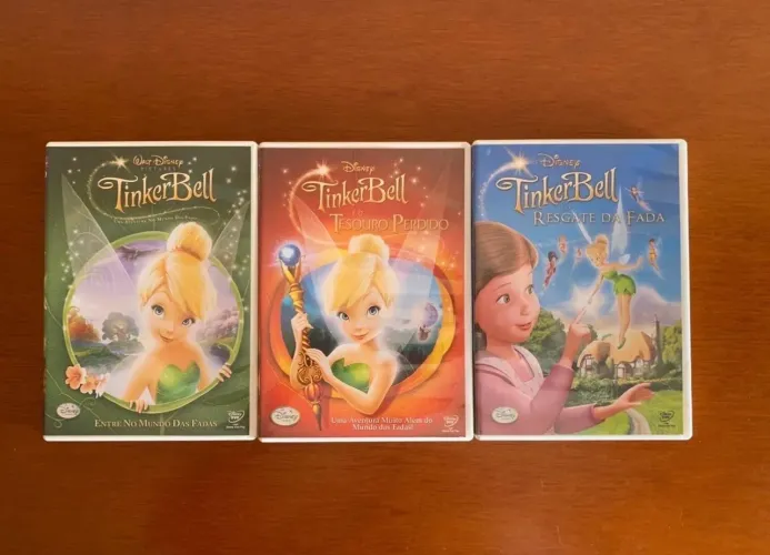Coleção dvds tinker bell Disney