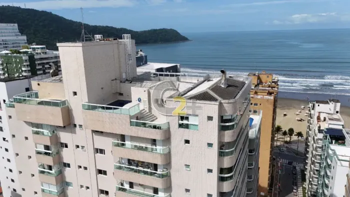 Cobertura para venda em Canto do Forte com 3 quartos, sendo 3 suítes , 225m², 3 vagas