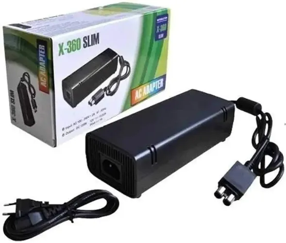 Fonte Carregador Xbox 360 Slim - Adaptador AC