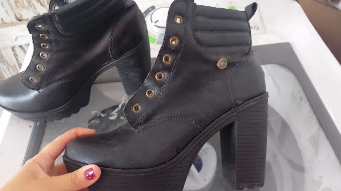 Bota Coturno Tam 37 Feminina