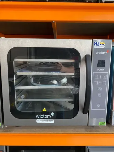 NZ. Forno elétrico convector digital Pudim WICTORY 5 assadeiras
