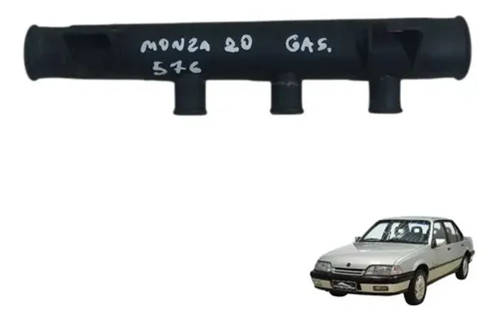 Tubo Cano Agua Motor Chevrolet Monza Kadett Tubarão 2.0 1996 Preto