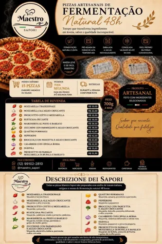 Pizza De fermentação Natural