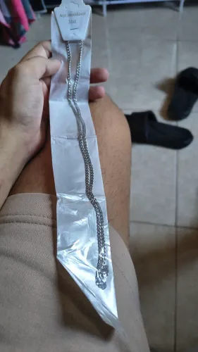 CORDÃO DE AÇO INOXIDÁVEL NUNCA RETIRADO DA EMBALAGEM, FECHADO NOVO DE 316L