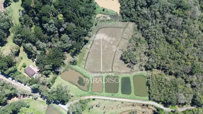 Área Rural com Residência, 5 Tanques e Projeto para Criação de Tilápias Campo Alegre/SC
