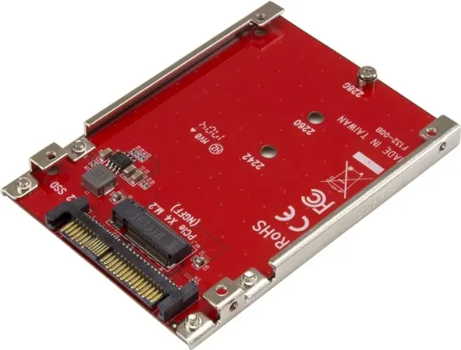 Adaptador StarTech.com M.2 para U.2 - Para M.2 PCIe NVMe SSDs - PCIe M.2 Drive para U.2 (S
