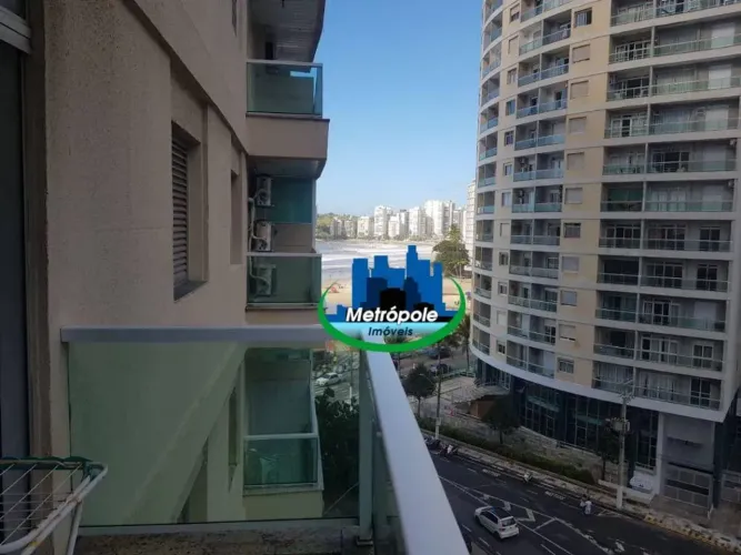Apartamento com 2 dormitórios à venda, 53 m² por R$ 430.000,00 - Barra Funda - Guarujá/SP