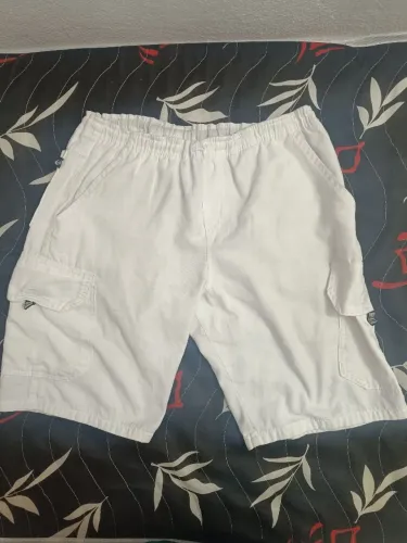 SHORT CARGO BRANCO DAZZLING