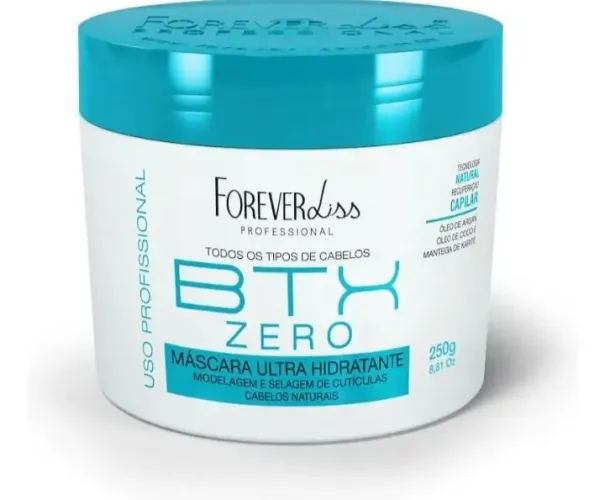Máscara Volume Zero Sem Formol Forever Liss 250g