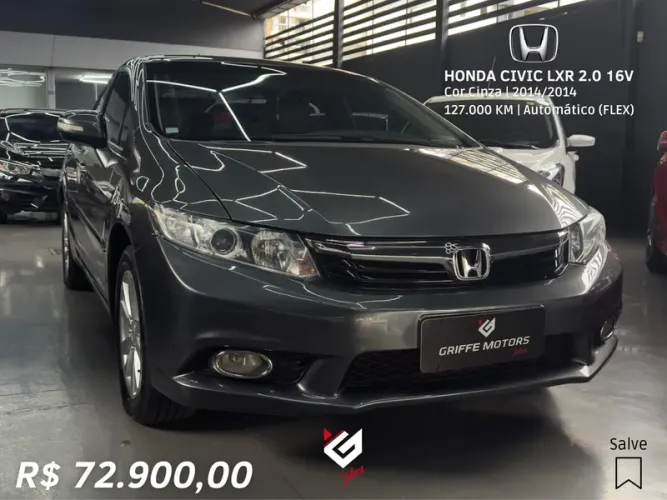 Honda Civic Sedan LXR 2.0 Flexone 16V Aut. 4P 2014