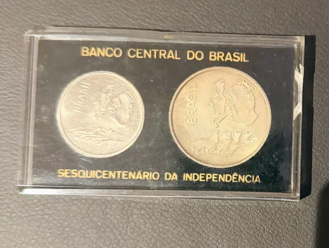 Moedas de 1 e 20 Cruzados. ( antiguidade para colecionar)