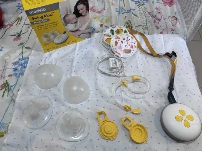 Bomba Tira Leite Elétrica Dupla Swing Maxi Hands Free