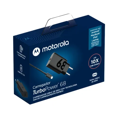 Carregador Motorola Turbo Power 68W