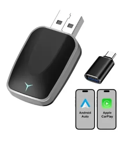 2 adaptadores sem fio carplay android auto sem fio inteligente 