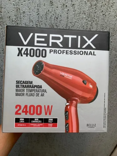 Secador Profissional Vertix X4000 2400W 220V - Novo na Caixa