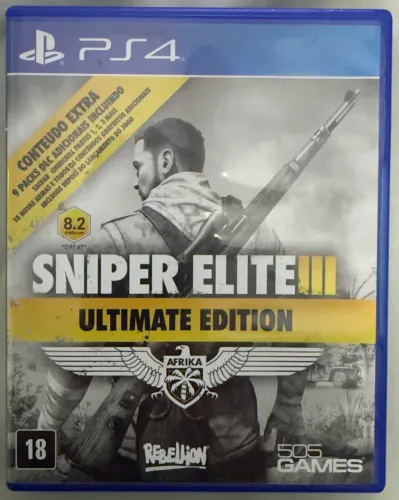 Vende-se jogo de PS4 - SNIPER ELITE 3