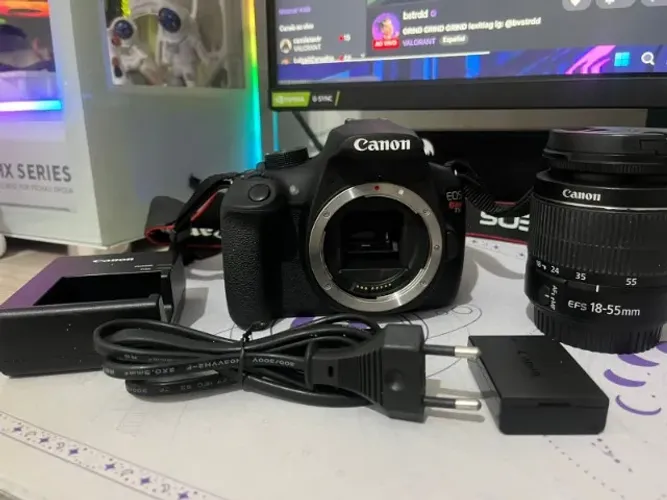 Canon EOS Rebel T5 + Lente 18-55mm | Kit Completo | Excelente Estado