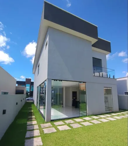 JARDINS DO LAGO - Bacelar Imóveis aluga casa duplex, 4/4, Rod. Mário Covas