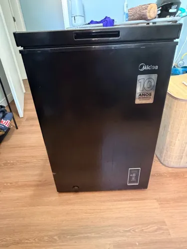 Freezer Midea FlexBeer 100L Preto Digital 127V - Excelente Estado
