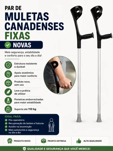 Par de Muletas NOVO
