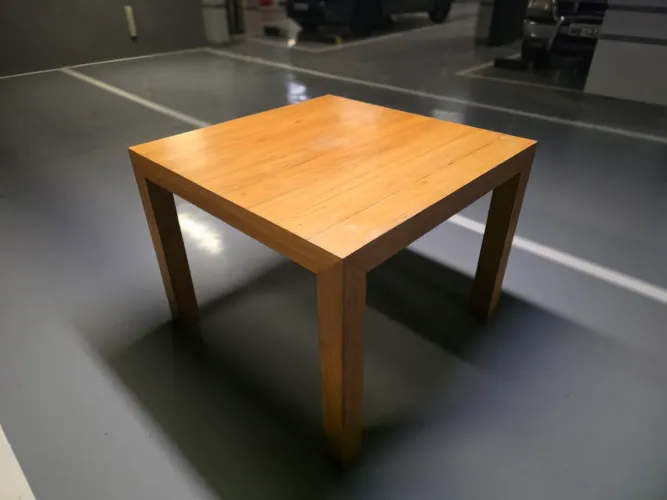 Mesa madeira maciça interno metal produto top de linha 1 X 1 marcenaria