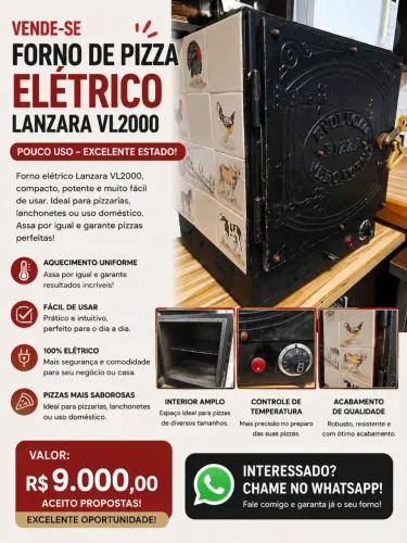 Forno de pizza vero forno