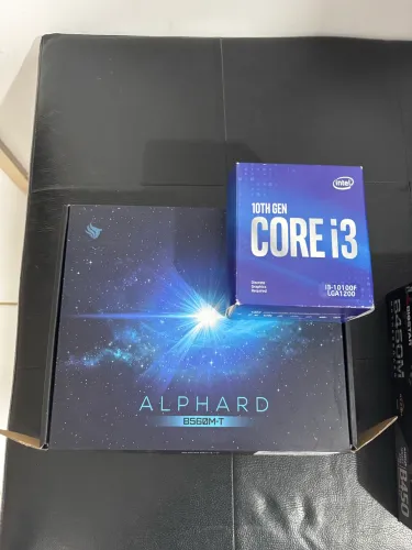 Kit placa mãe e processador