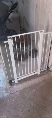 Portão de segurança regulável pet e Bebe