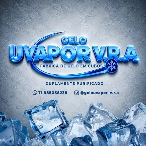 Gelos  em cubo pacote de 10 kilos