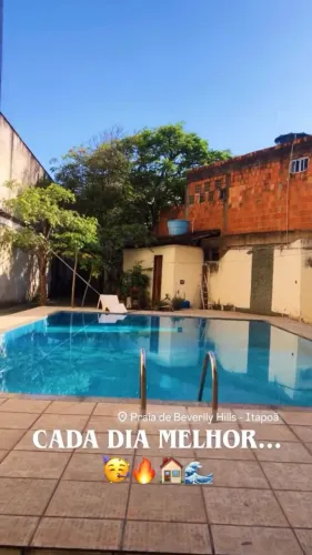 ÁREA DE LAZER CHURRASQUEIRA / PISCINA CASA MAR ORLA PRAIA DE ITAPUÃ