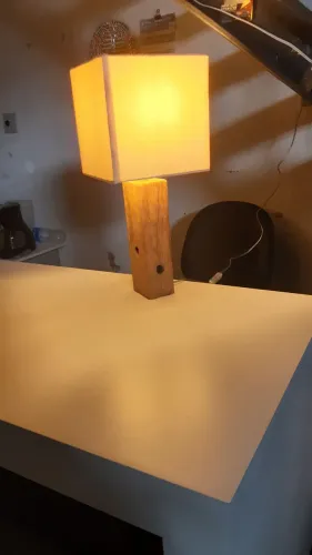 Abajur rústico