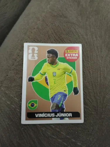 Figurinha Panini Extra Sticker Vinicius jr