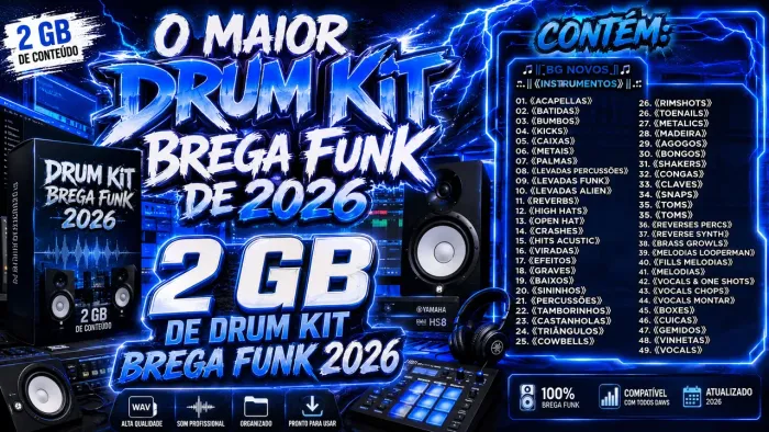 DRUM KIT BREGA FUNK 2026 / 2027