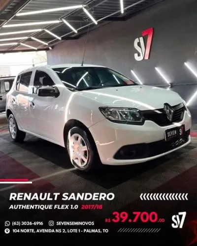 Renault Sandero Authentique Flex 1.0 12V 5P 2018