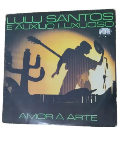 Disco de Vinil LP Lulu Santos Amor à arte 1988
