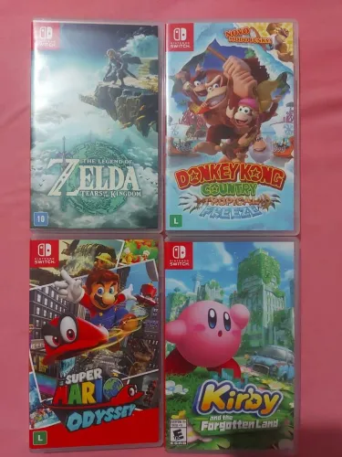 Vendo 16 jogos de Nintendo switch impecável