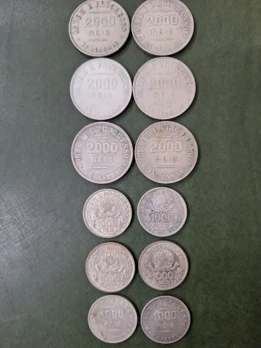 Moedas antigas do Brasil