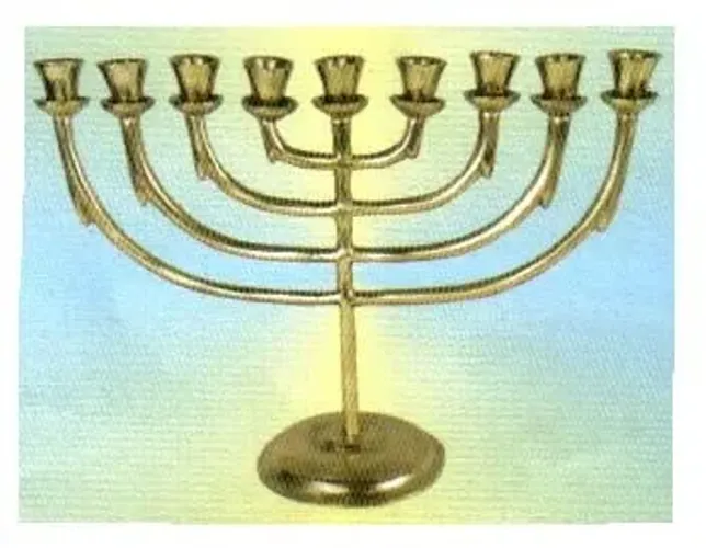 Chanukiá ou menorá de Hanukkah