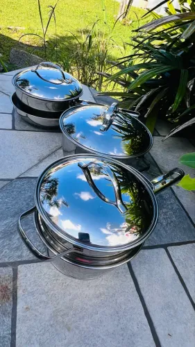 Kit Panelas Inox Tramontina Alegra