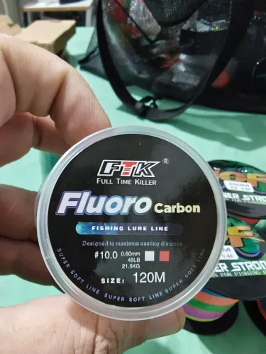Linha Fluorcarbo 0.60mm 120 metros para Arranque ou Chicote de Pesca.