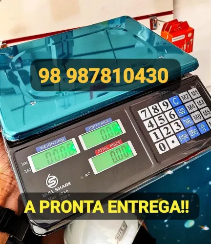 Balança Digital para Comércio até 40 KG + Nota de Garantia 