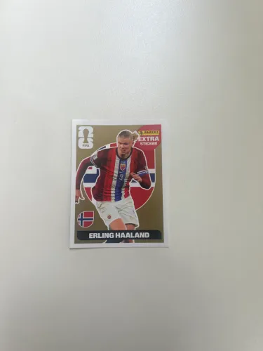 Figurinha HALLAND OURO álbum panini 2026