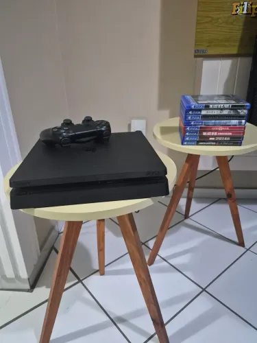 Ps4 slin com 2 jogos 1300 e com 8 18000