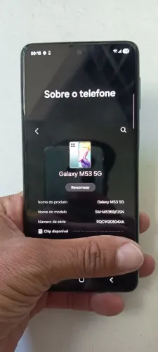 Samsung M53, 5G 128 giga de memória