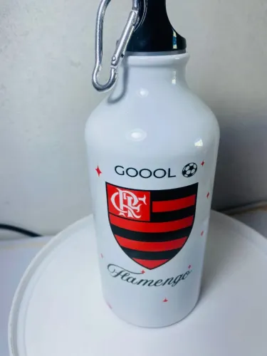 Garrafa personalizada de alumínio com foto e nome 