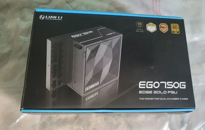 Fonte Lian Li Edge 750w, 80 Plus Gold. Cybenetics Gold
