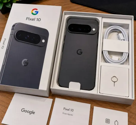 Celular Google Pixel 10 GK2MP Nano + Esim de 256GB/12GB Ram de 6.3" NOVO na caixa