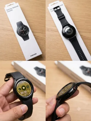 Samsung Galaxy Watch4 Classic (Preto) - Impecável