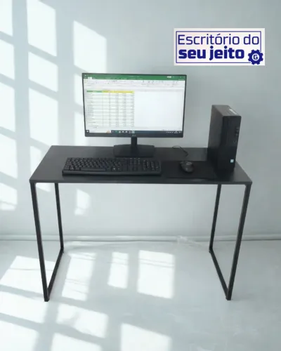 Mesa para Computador Industrial 1m NOVO de Escritório Multiuso Notebook Escrivaninha Birô