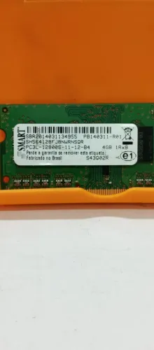 Memória RAM 04 GB DDR3 para notebook da marca SMART.  